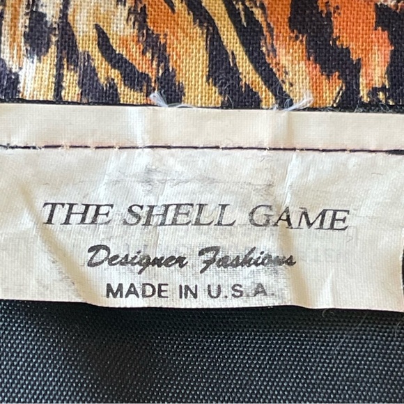 Vintage The Shell Game Animal Print Bomber Jacket Womens Size M Oversized Unisex - Picture 9 of 10